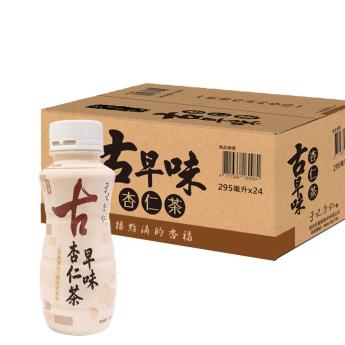 ｜杏福養生禮盒 ｜常溫 古早味杏仁茶｜295 ml/ 瓶 x1箱 x 24入